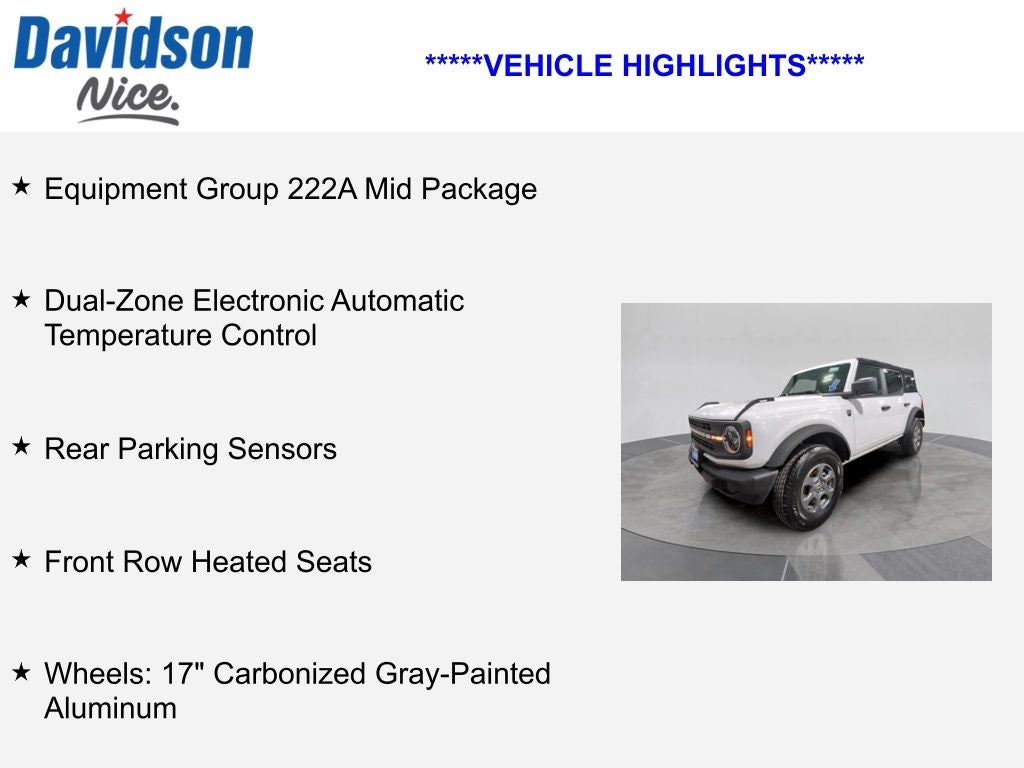 2025 Ford Bronco Big Bend