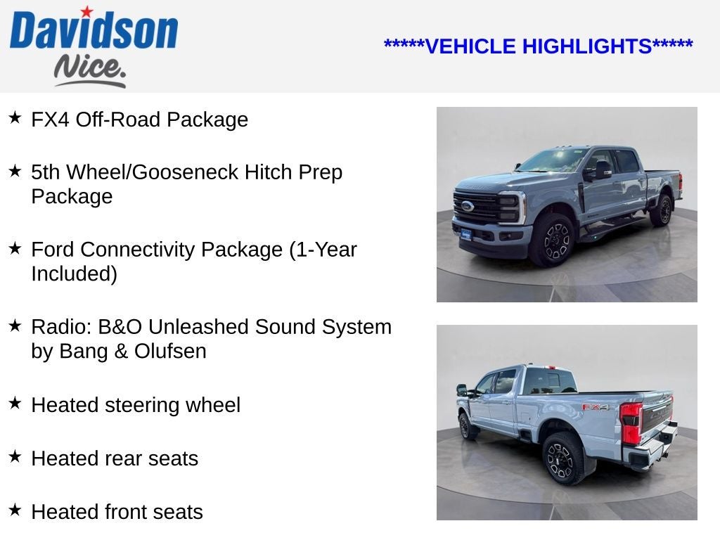 2026 Ford F-250SD Platinum