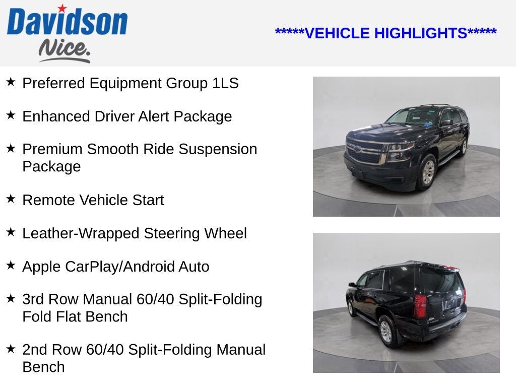 2020 Chevrolet Tahoe LS