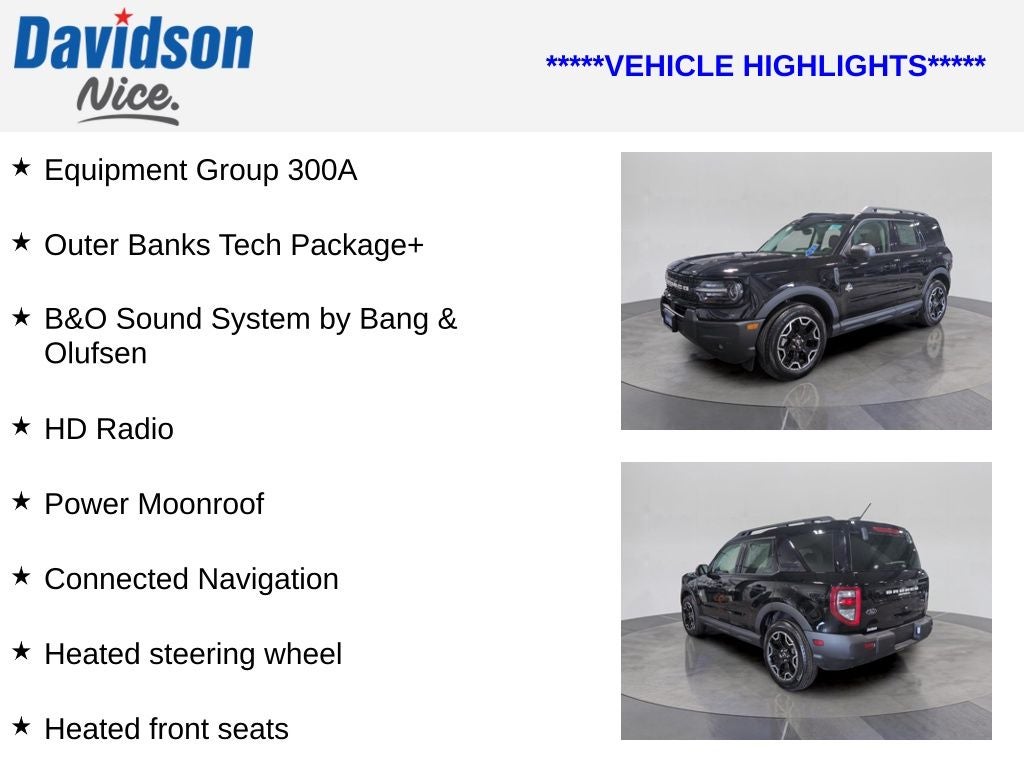 2025 Ford Bronco Sport Outer Banks