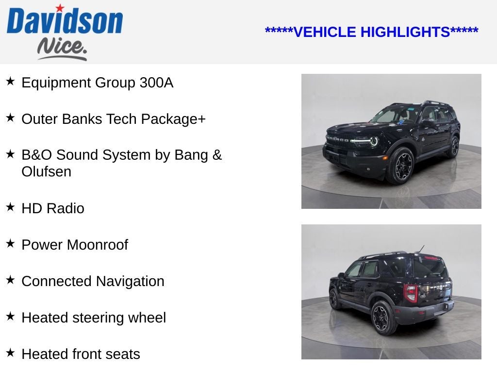 2025 Ford Bronco Sport Outer Banks