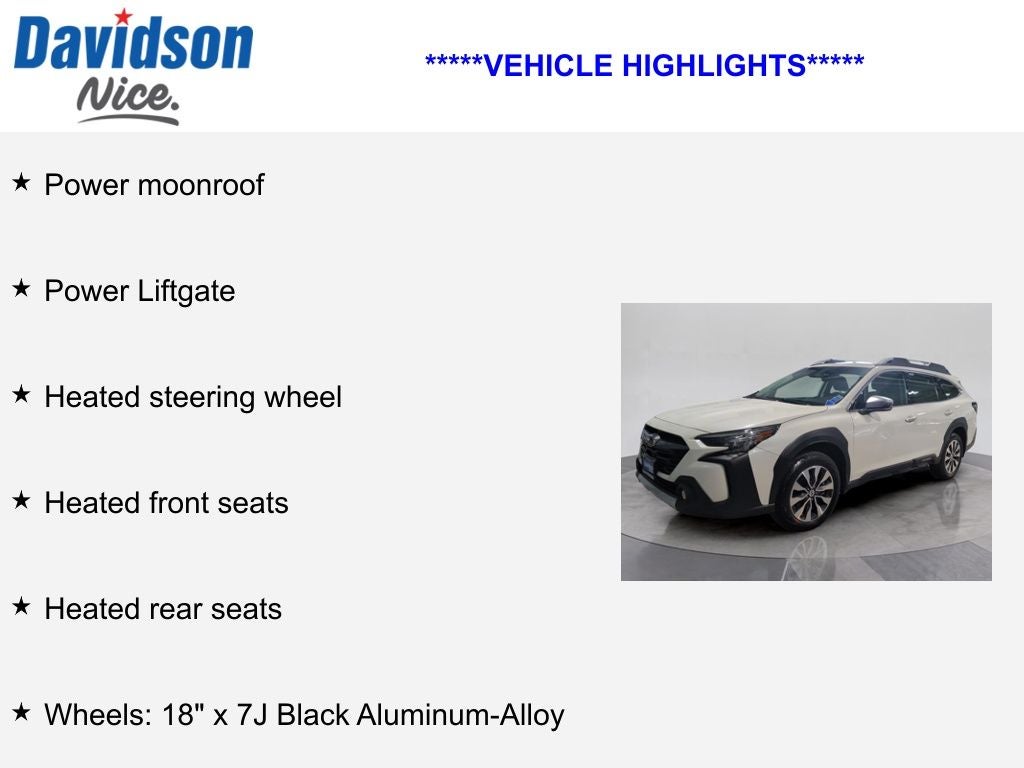 2024 Subaru Outback Touring XT