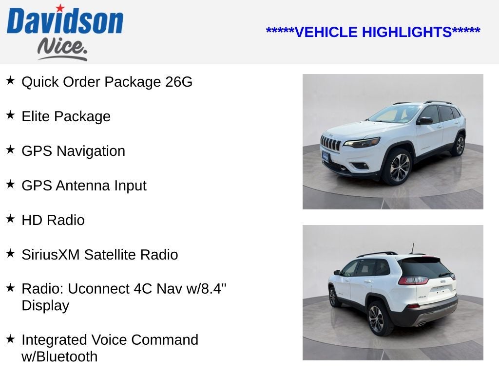 2022 Jeep Cherokee Limited