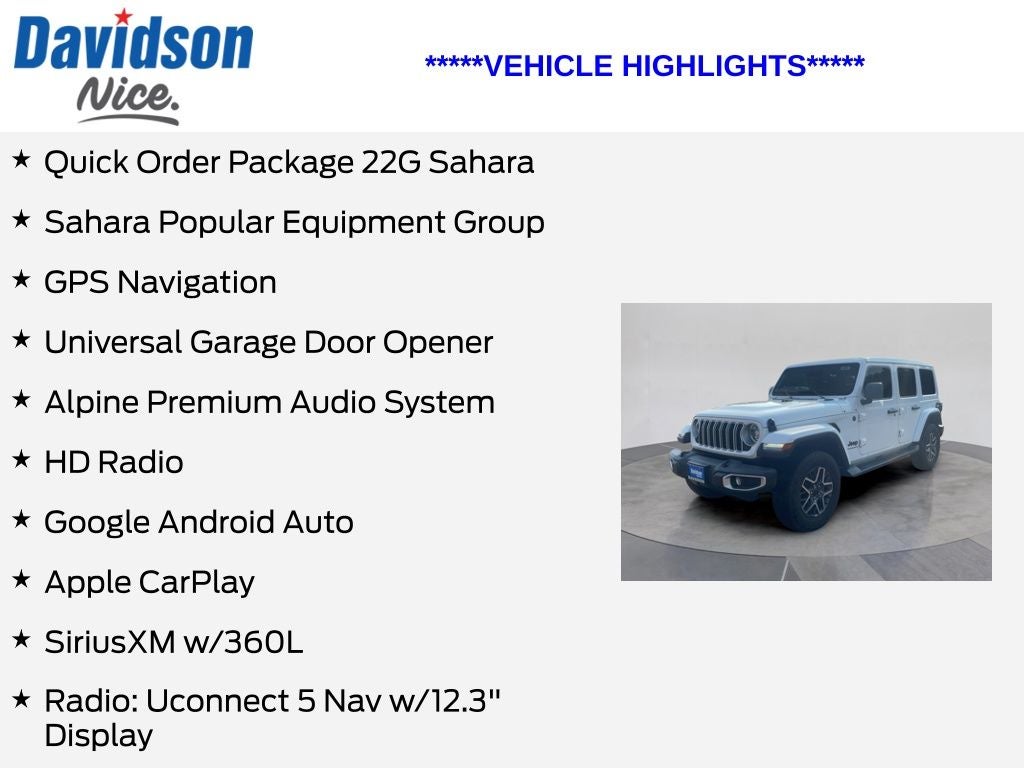 2025 Jeep Wrangler Sahara