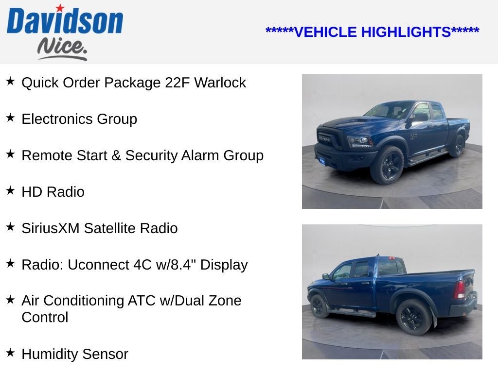 2020 RAM 1500 Classic Warlock