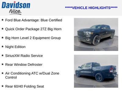2021 RAM 1500 Big Horn/Lone Star