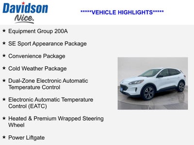 2022 Ford Escape SE