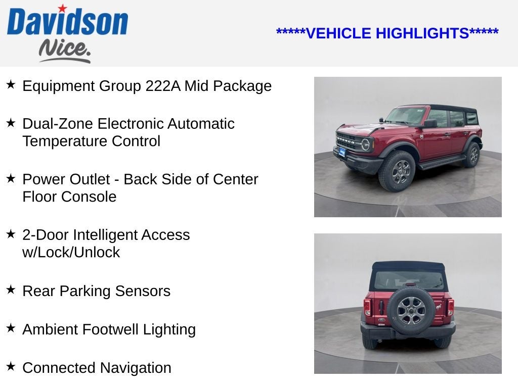 2025 Ford Bronco Big Bend