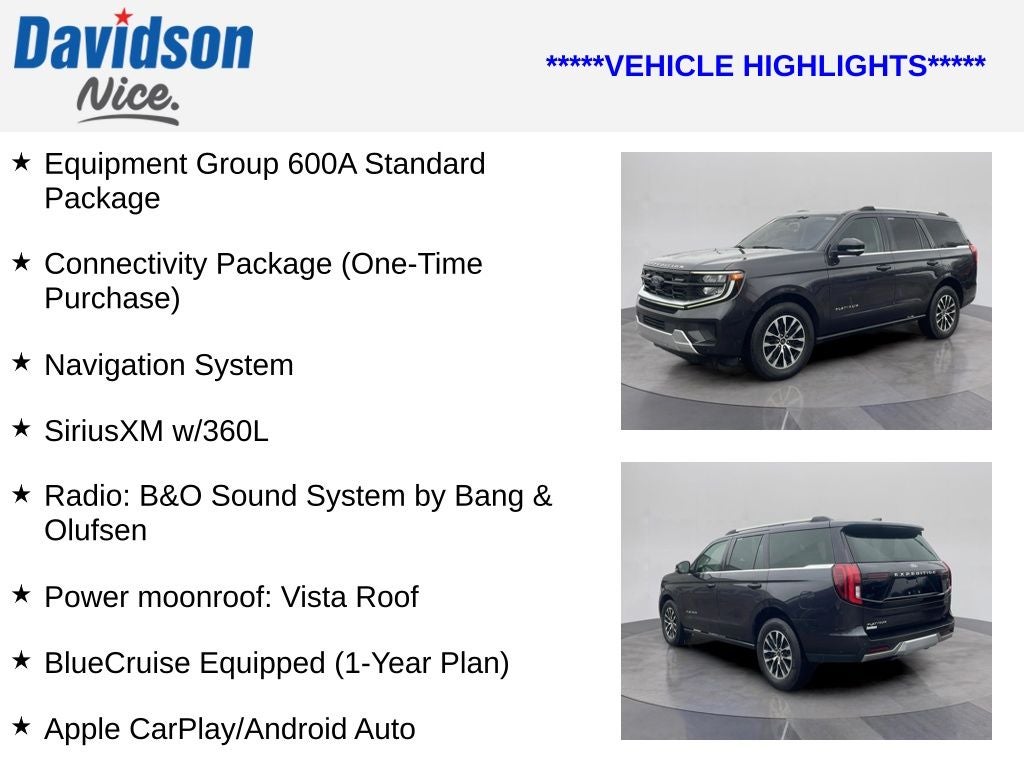 2025 Ford Expedition Platinum