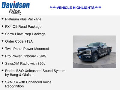 2025 Ford F-350SD Platinum