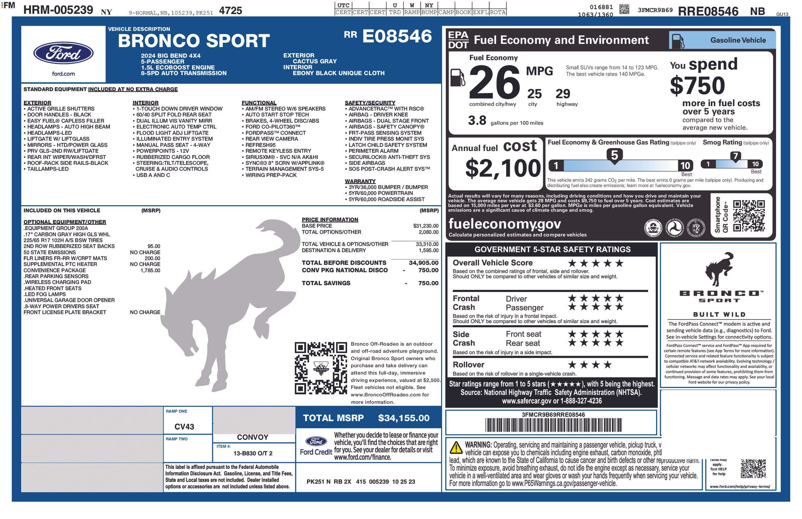 2024 Ford Bronco Sport Big Bend