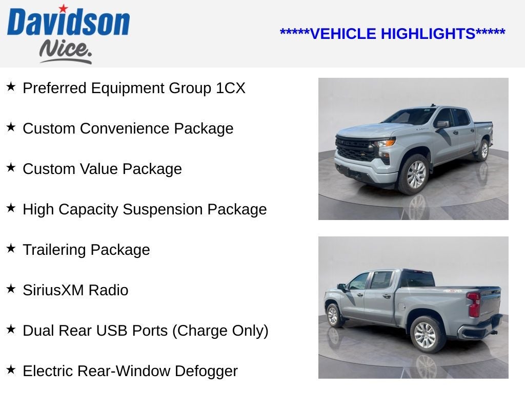 2024 Chevrolet Silverado 1500 Custom
