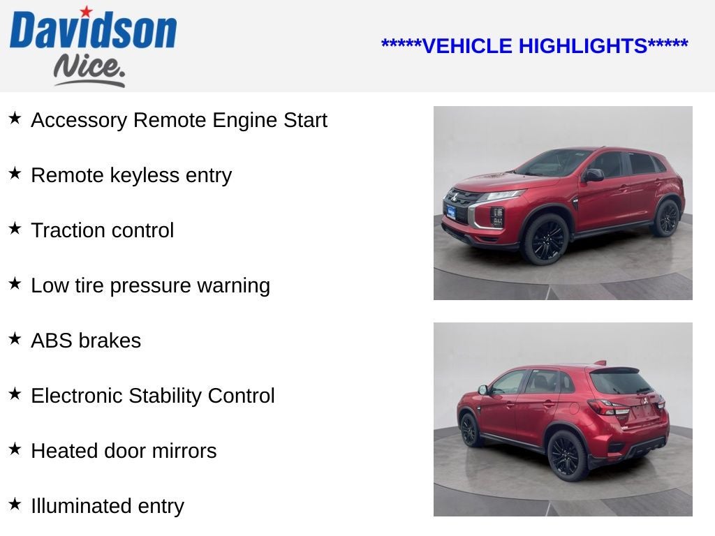 2021 Mitsubishi Outlander Sport 2.0 LE