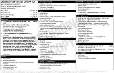2022 Chevrolet Traverse LT 1LT