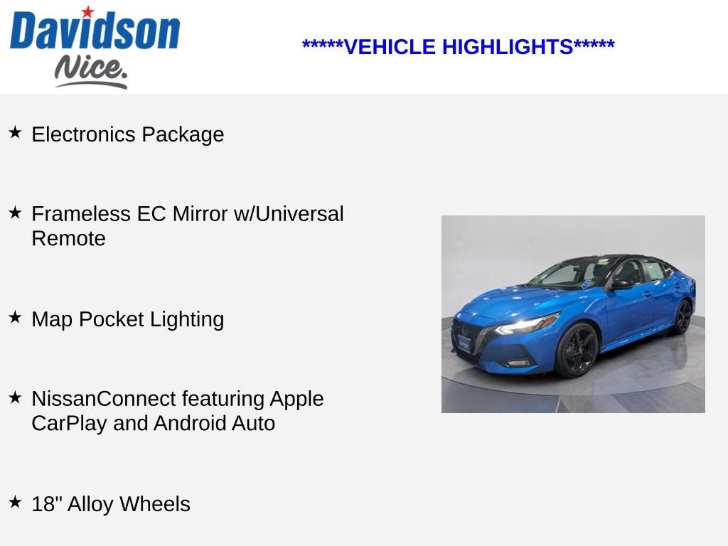 2022 Nissan Sentra SR