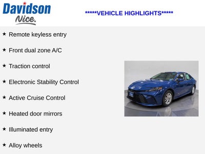 2025 Toyota Camry LE