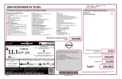 2024 Nissan Pathfinder SV