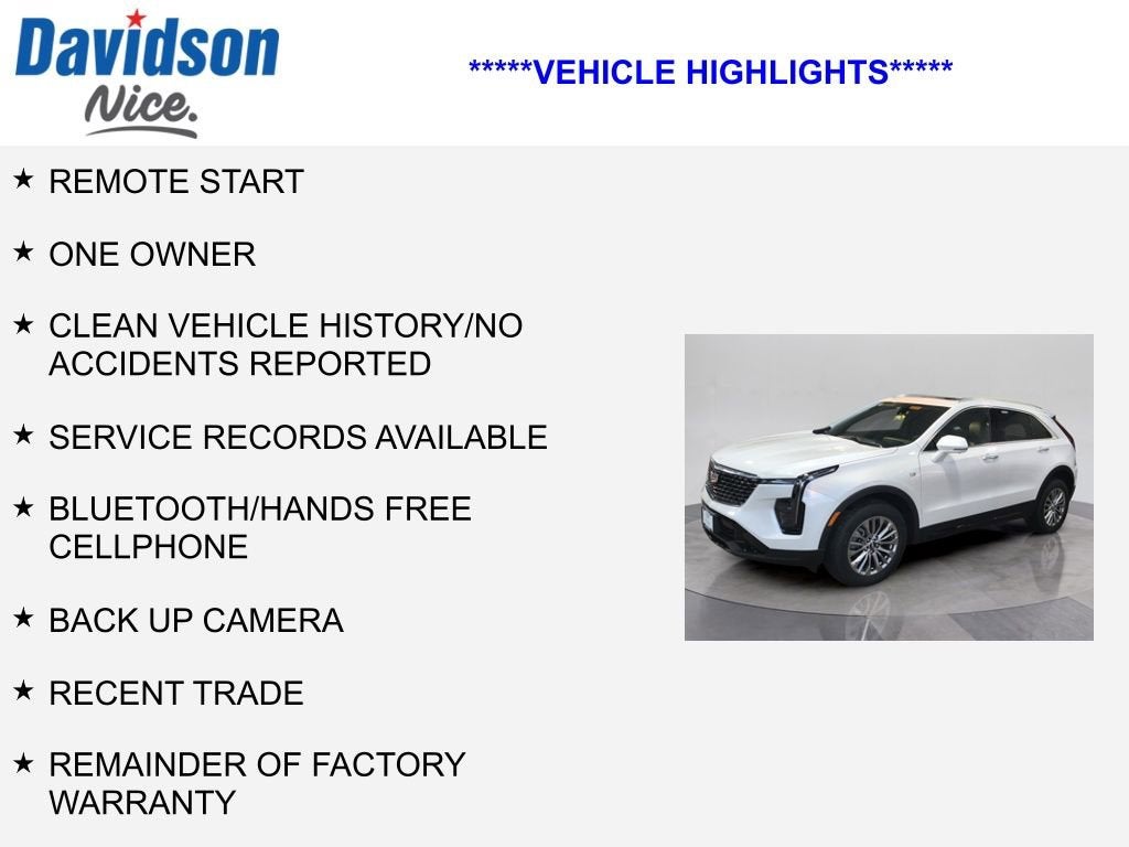 2025 Cadillac XT4 Premium Luxury