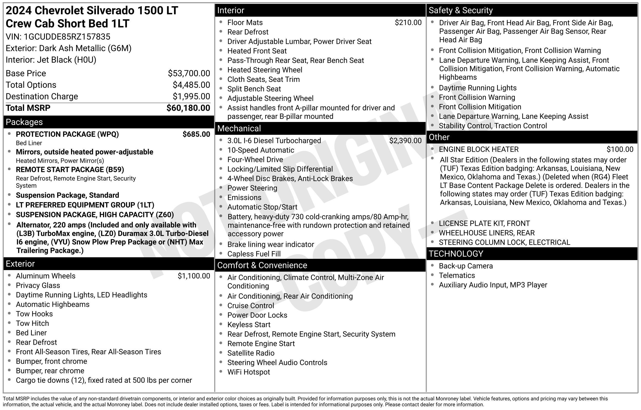 2024 Chevrolet Silverado 1500 LT