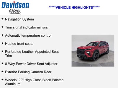 2024 Chevrolet Traverse RS