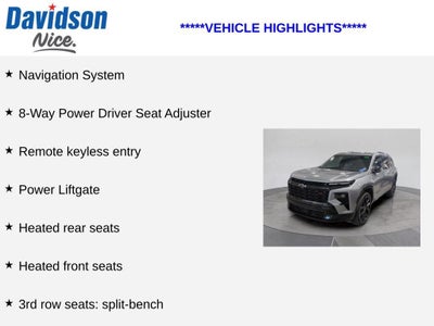 2025 Chevrolet Traverse RS