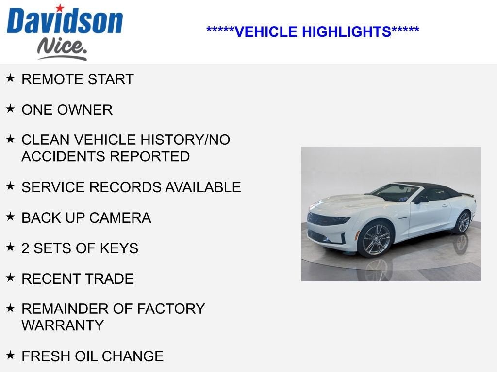 2024 Chevrolet Camaro 2LT