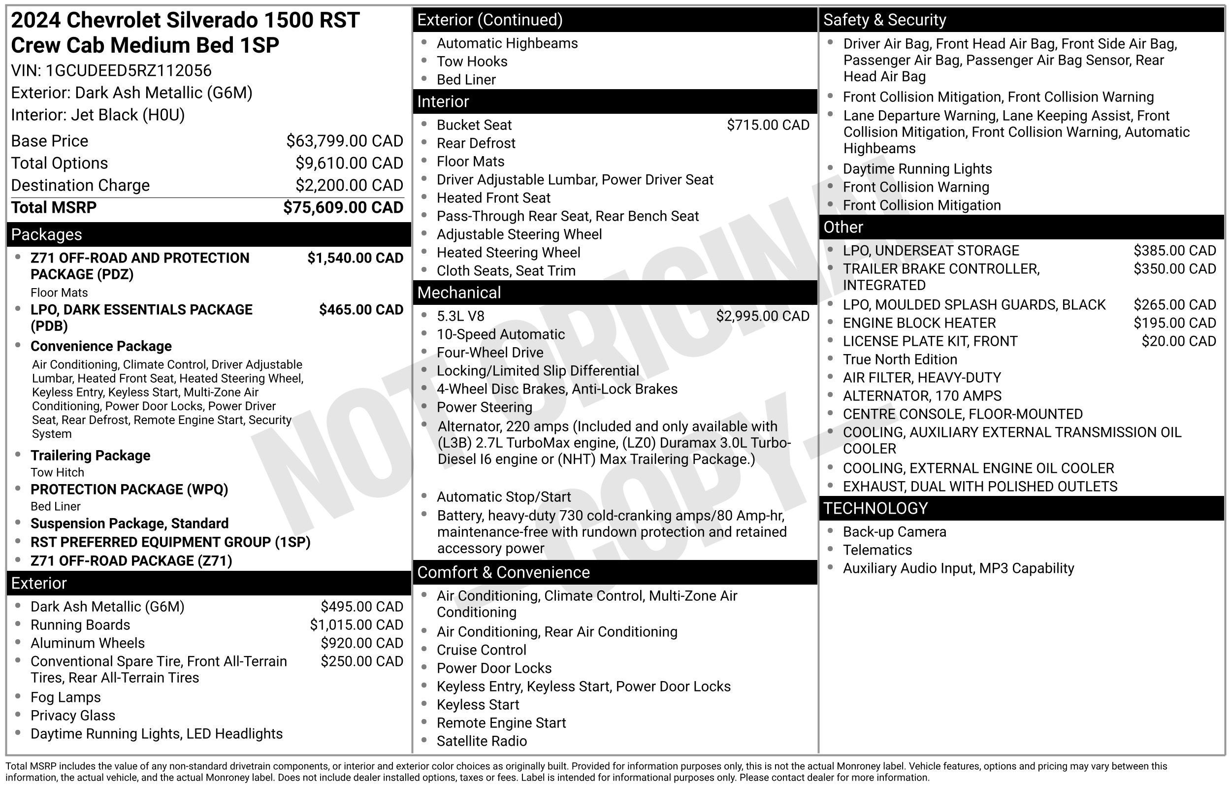 2024 Chevrolet Silverado 1500 RST