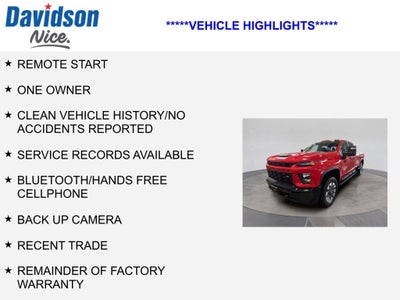 2022 Chevrolet Silverado 2500 HD Custom