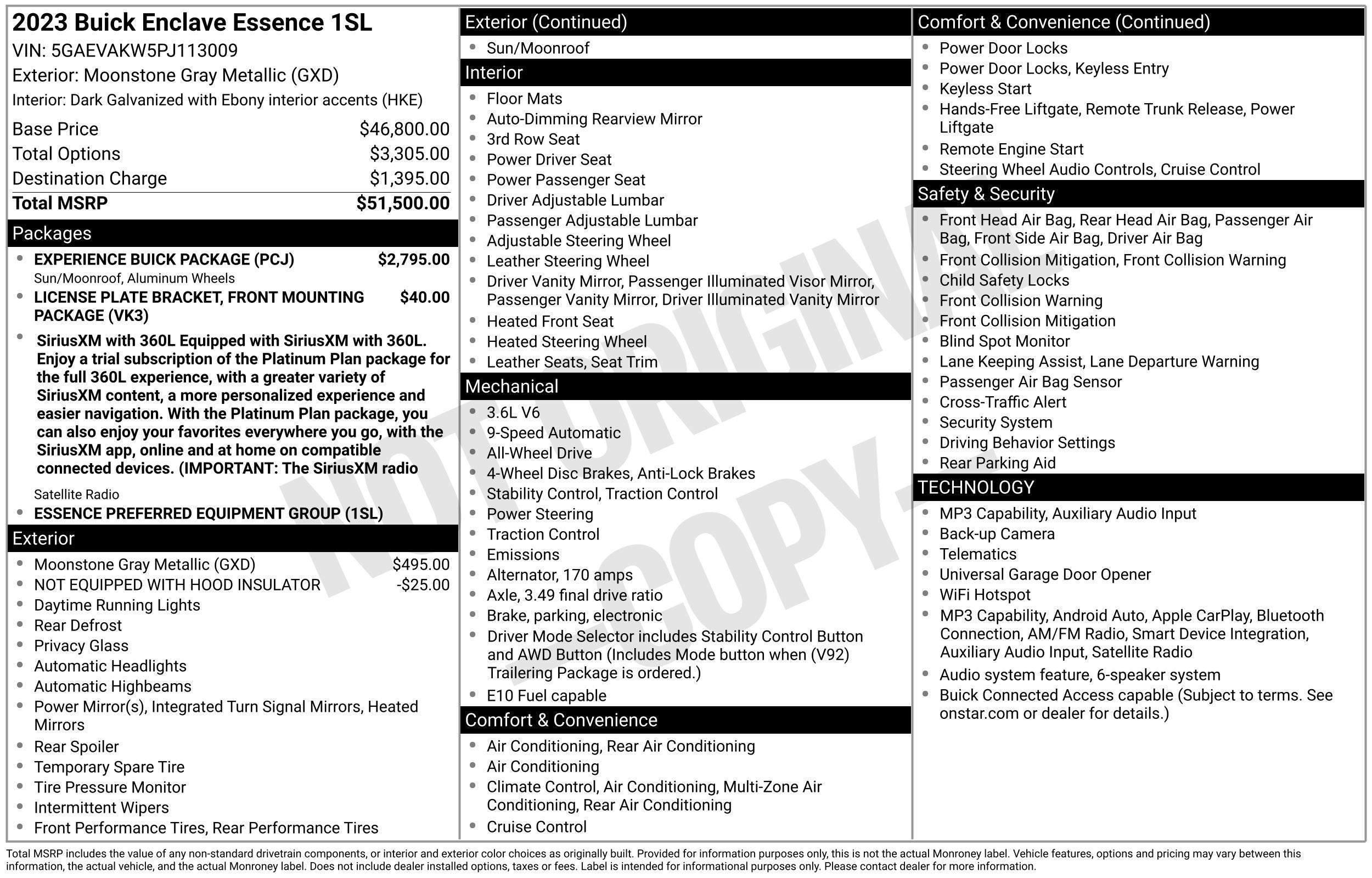 2023 Buick Enclave Essence