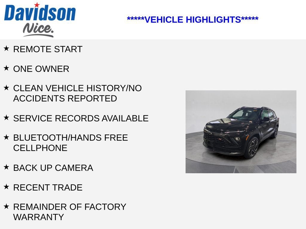 2024 Chevrolet Trailblazer RS