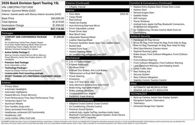 2026 Buick Envision Sport Touring