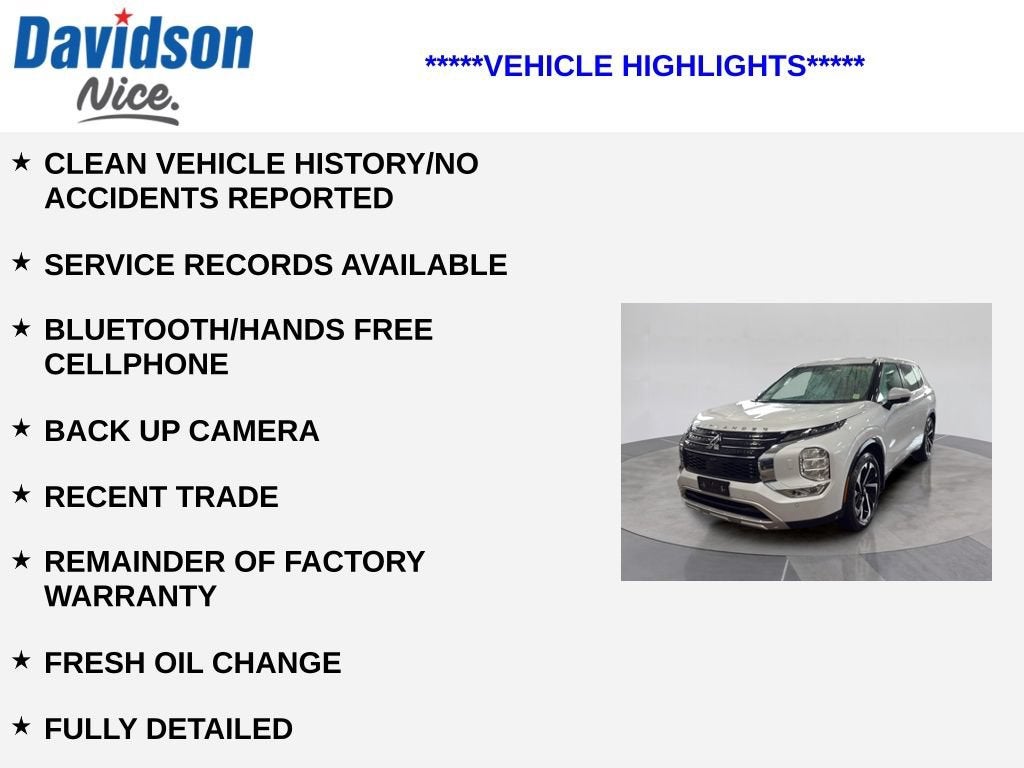 2024 Mitsubishi Outlander SE