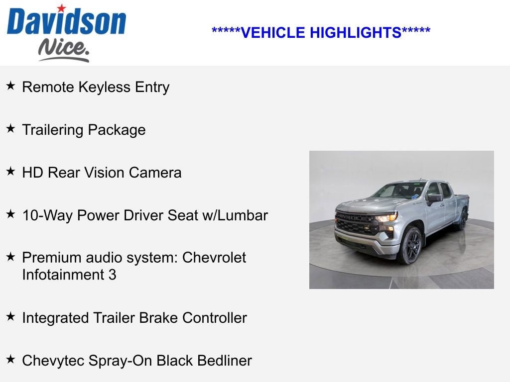 2024 Chevrolet Silverado 1500 Custom