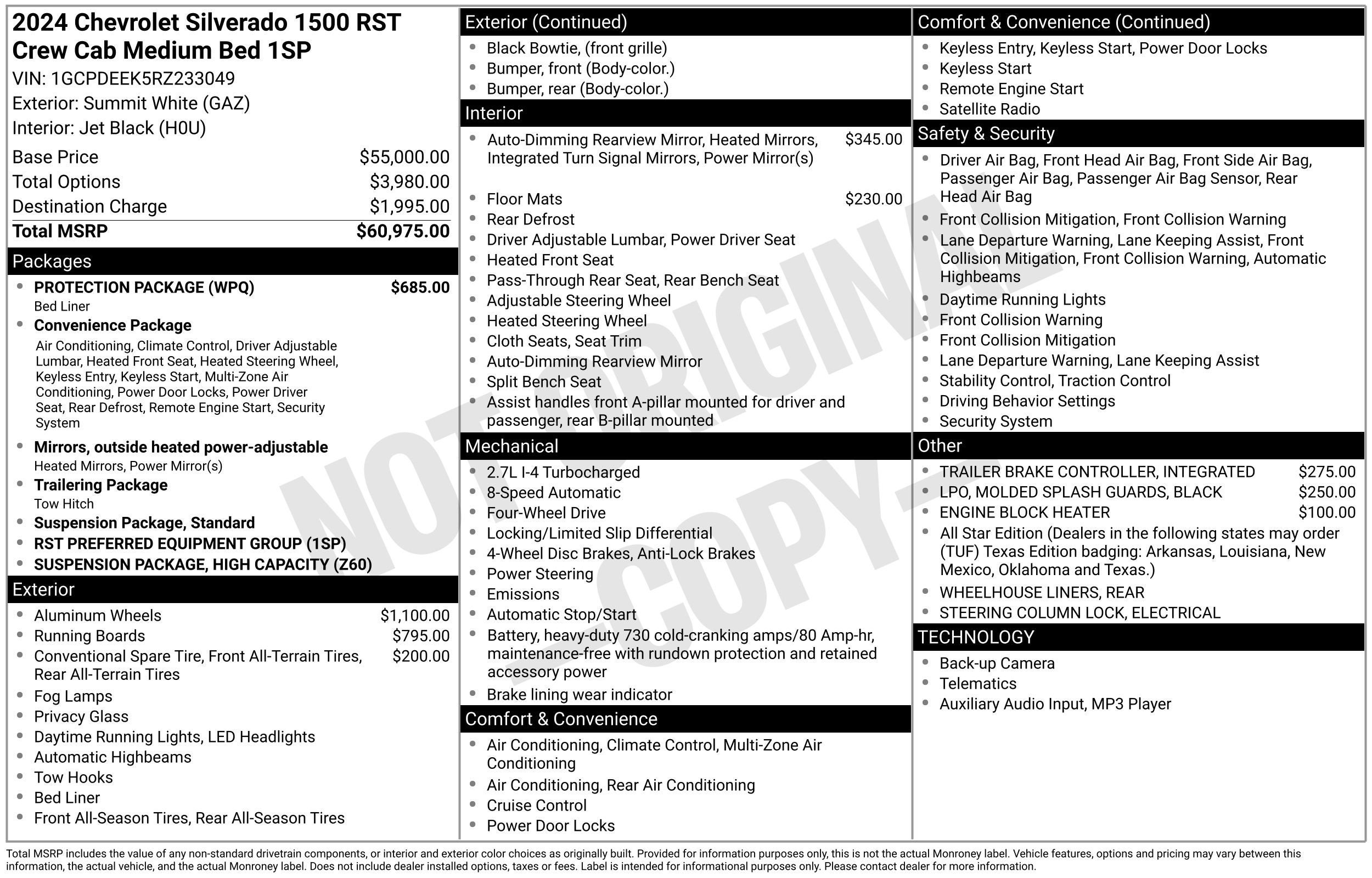 2024 Chevrolet Silverado 1500 RST