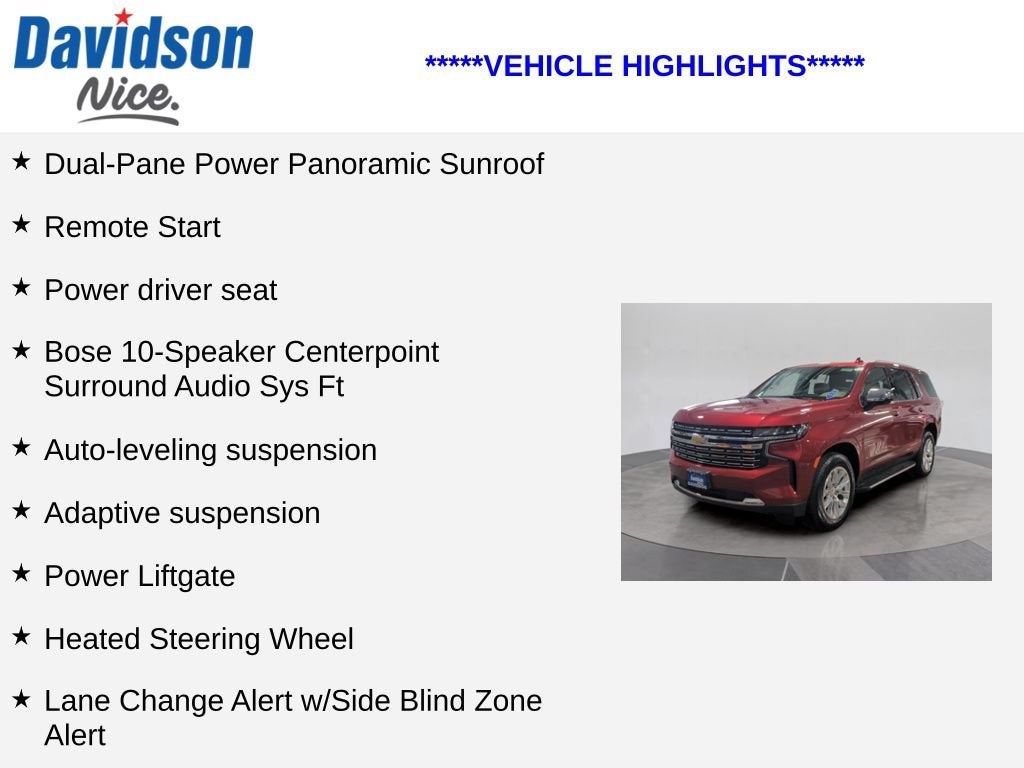 2023 Chevrolet Tahoe Premier