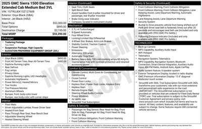 2025 GMC Sierra 1500 Elevation
