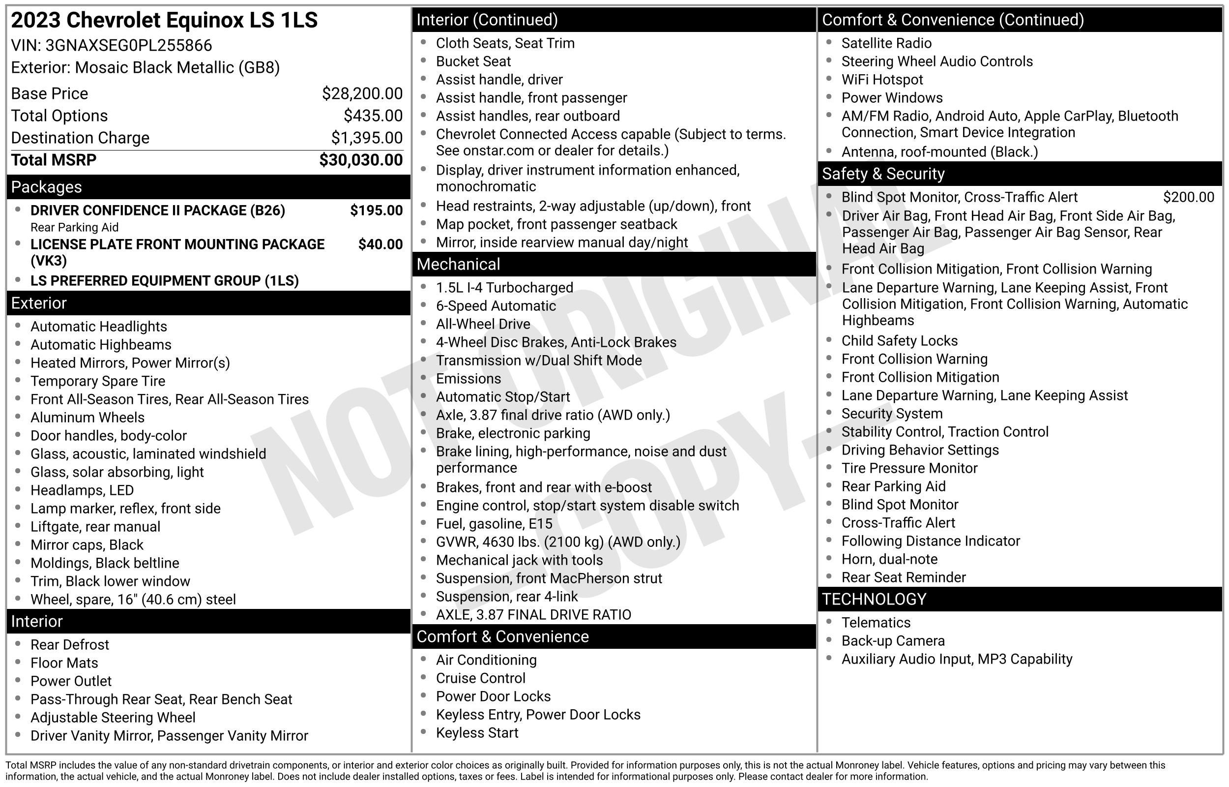 2023 Chevrolet Equinox LS