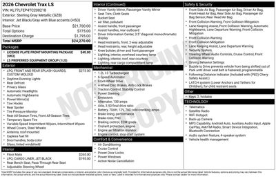 2026 Chevrolet Trax LS