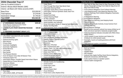 2026 Chevrolet Trax LT