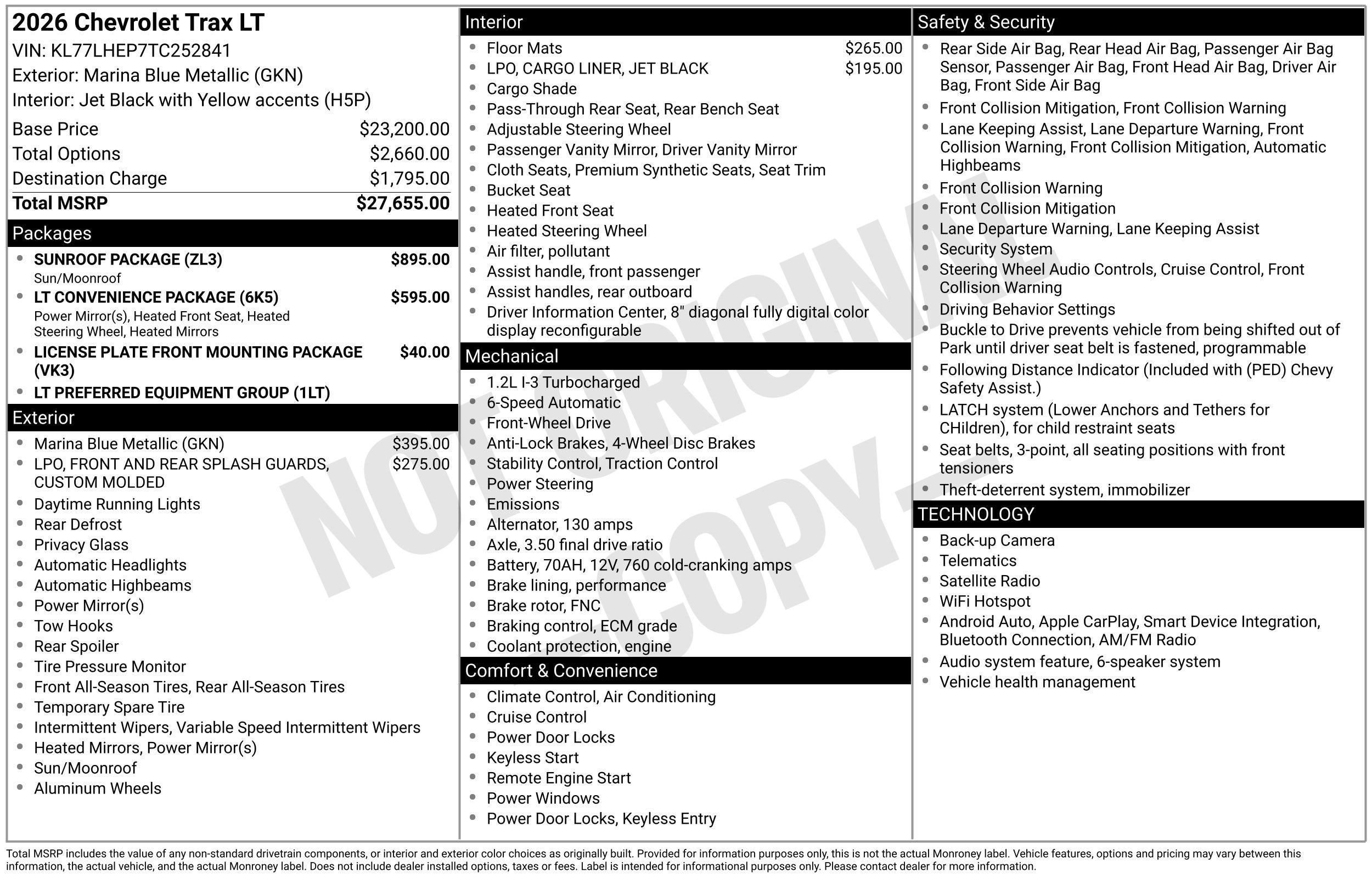2026 Chevrolet Trax LT - Photo 30