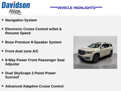 2019 GMC Acadia Denali