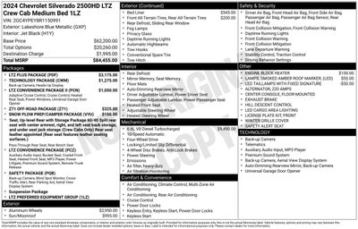 2024 Chevrolet Silverado 2500 HD LTZ