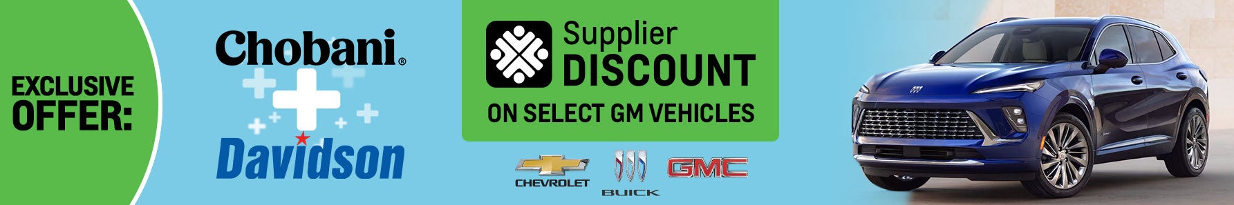 Exclusive Offer: Chobani + Davidson Supplier Discount