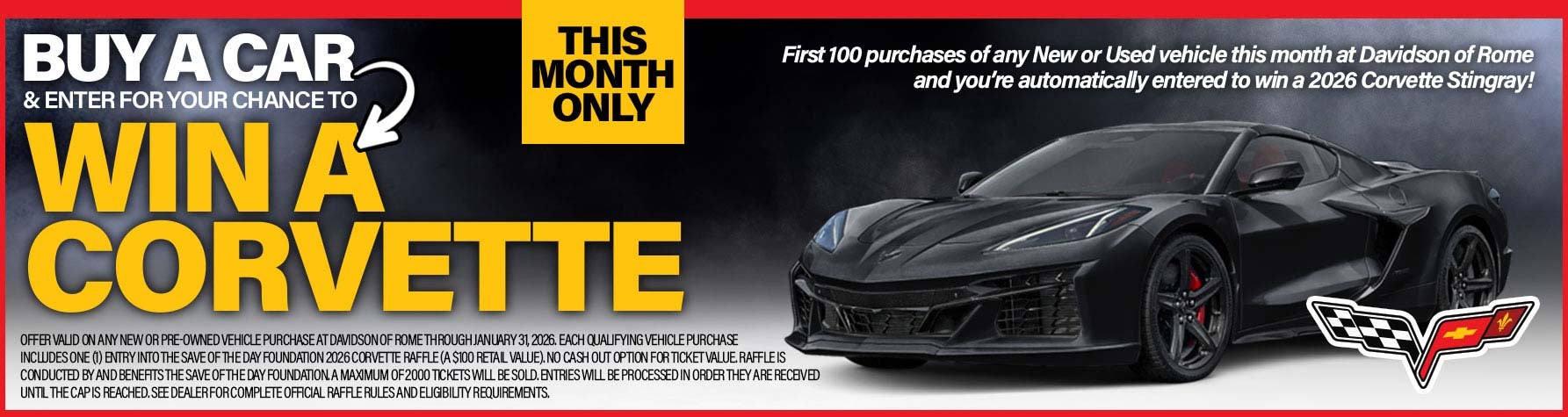 Win A Corvette
